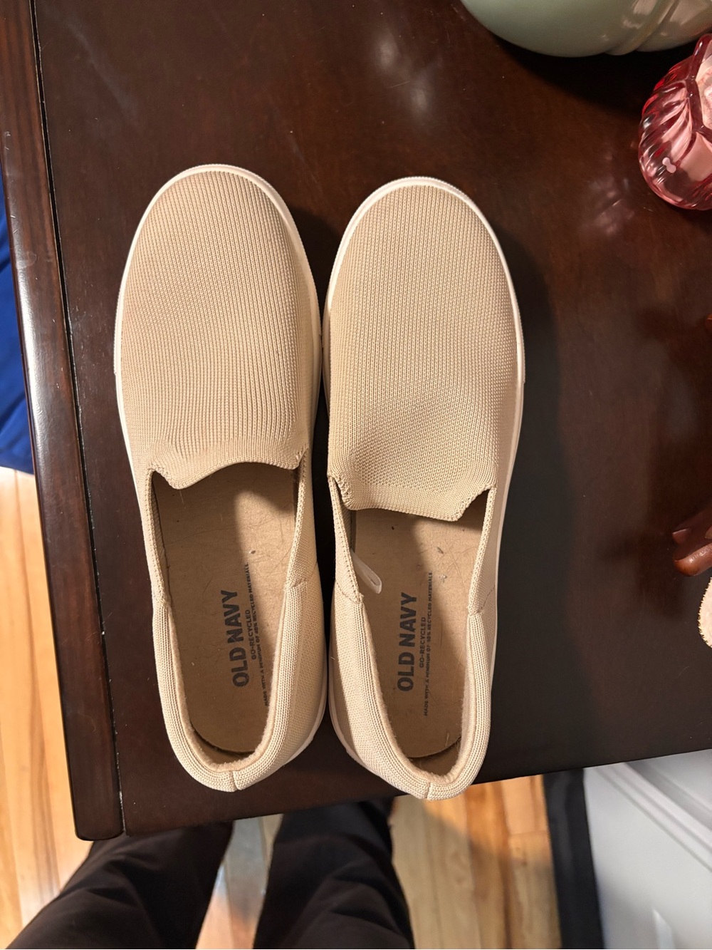 Old Navy Beige Slip-On Moccasins